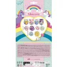 Unicorn Heart set ghirlandă cu mărgele diamantate, 4 bucăți