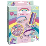 Unicorn Rainbow set pentru realizarea brățărilor