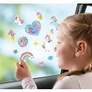 Unicorn Happy set autocolante pentru fereastră