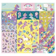 Unicorn Super set de autocolante cu joc