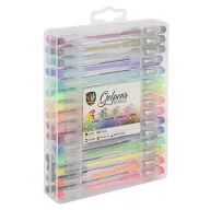 Colorat Moxy set de pixuri gel în cutie de 30 bucăți