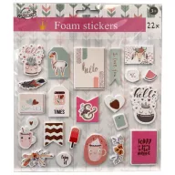 Colorat Hello set de autocolante burete de 22