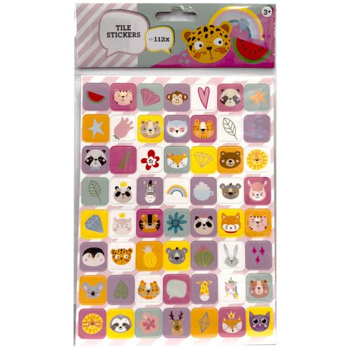 Animale Melon set de abțibilduri 112 buc