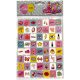 Colorat Make Up Set de stickere pentru fete 112 bucăți