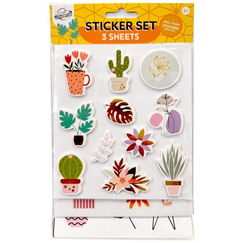 Colorat Plant set de autocolante 3 coli