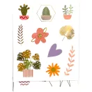 Colorat Plant set de autocolante 3 coli