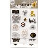 Colorat Black&Gold set de autocolante 3 coli