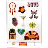 Colorat Travel set de autocolante 3 coli