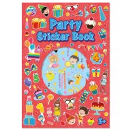 Colorat Fun Red Album Autocolant Party Red Fun cu 8 Foi