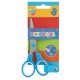 Colorat Moxy Foarfece pentru stângaci albastru 13 cm