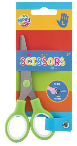Colorat Moxy Foarfecă pentru stângaci verde 13 cm