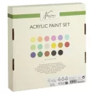 Colorat Nassau Set de vopsele acrilice Bright 18 bucăți