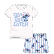   Disney Lilo și Stitch Sea You Later pijamale scurte pentru copii 3 - 8 ani / 98 - 128 cm