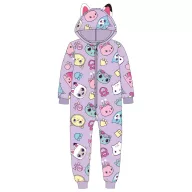   Gabby's Dollhouse Cat Pijamale lungi pentru copii mov, salopetă 3 - 8 ani / 98 - 128 cm