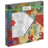 Animale Nassau Set Pictură pe Numere Papagal 20x20 cm