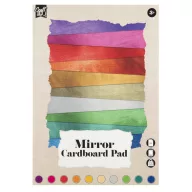 Colorat Craft hartie carton oglindă A4, 10 culori