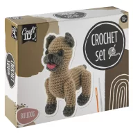 Câine Craft Set creativ de croșetat Bulldog
