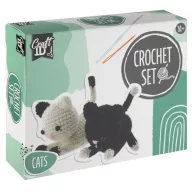 Pisică Craft set creativ de croșetat, 2 piese