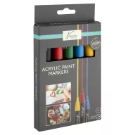 Colorat Nassau Set de markere acrilice, 5 bucăți