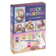   Unicorn Unicorn Set de pictură pe pietre colorate cu autocolante