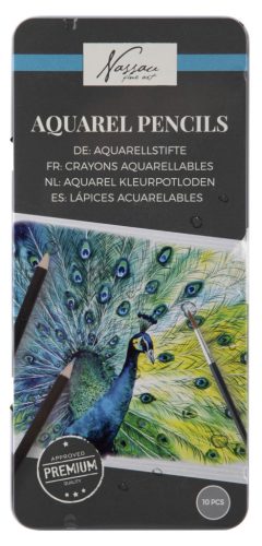 Colorat Nassau Set de creioane acuarelă de 10