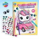Unicorn Friends cu abțibilduri de colorat
