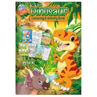 Dinozaur Kids set de colorat și activități, 64 de pagini