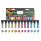 Colorat Nassau Metallic set de vopsele acrilice 12 buc