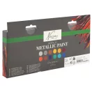 Colorat Nassau Metallic set de vopsele acrilice 12 buc