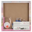 Cal Braid pictură cu diamante pe pânză 30x30 cm