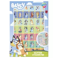 Bluey Friends album cu autocolante sclipicioase, 8 foi