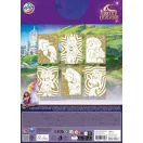 Academia Unicornilor Shine carte de colorat cu sclipici A4