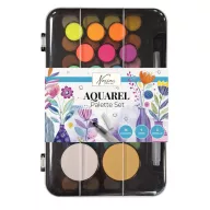 Colorat Nassau paletă de vopsea acrilică, 36 bucăți