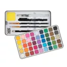 Colorat Nassau Set de vopsele acrilice Luxe 45 de piese