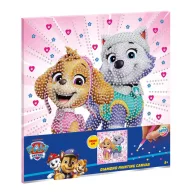   Patrula Cățelușilor Girls Power pictură cu diamant pe pânză 30x30 cm