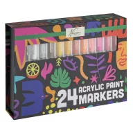 Colorat Nassau Set de markere acrilice, 24 bucăți