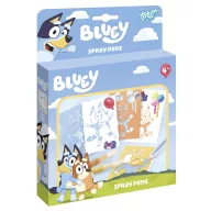 Bluey Happy set creativ cu markere spray