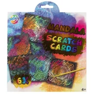 Colorat Colorful Set Mandala de zgâriere pentru imagini