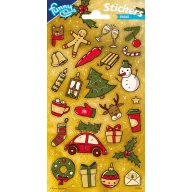 Crăciun Tree autocolant cu sclipici