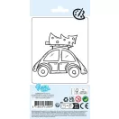 Crăciun Tree autocolant cu sclipici