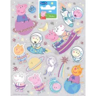 Purcelușa Peppa Space autocolant