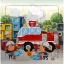 Pompier Heroes puzzle din lemn 9 piese