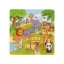 Animale Zoo puzzle din lemn 9 bucăți