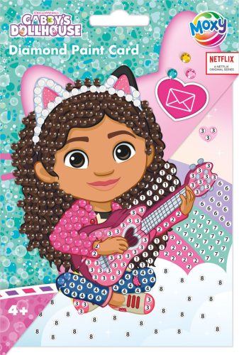 Gabby's Dollhouse Music card de pictură cu diamante