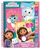 Gabby's Dollhouse Sprinkle Party set de autocolante puzzle și colorat