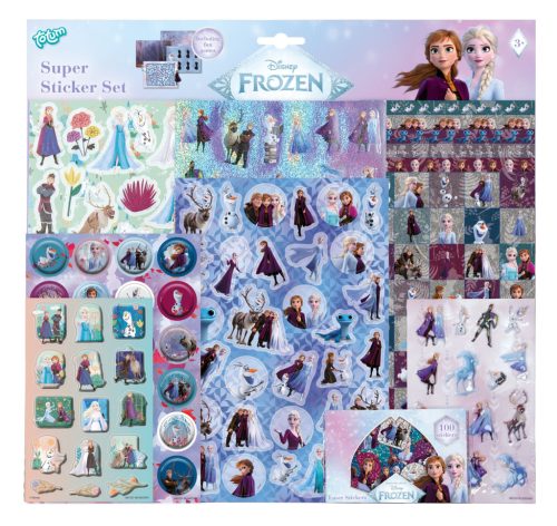 Disney Regatul de gheață Adventure Set super autocolante cu joc