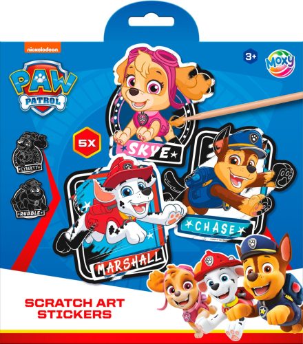 Patrula Cățelușilor Team set gravură autocolant scratch
