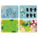 Strumfii Happy set super de autocolante cu joc