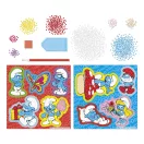 Strumfii Happy set de autocolante cu cristale diamant, 9 bucăți