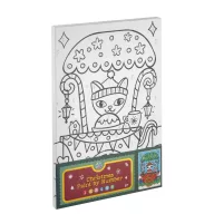 Crăciun Festive Cat set de colorat numerotat A4